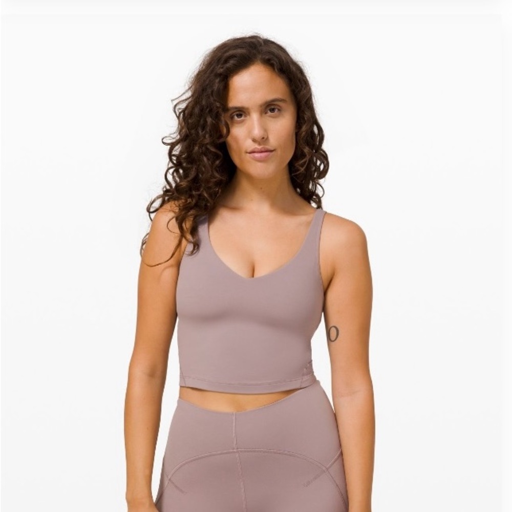 lululemon athletica Mauve Tank Crop Top